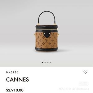 Louis Vuitton Cannes Bag. Monogram. Excellent condition.